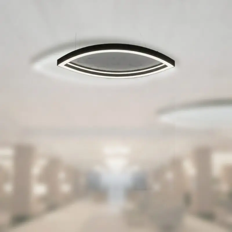 ACOUSLIGHT Form L6080 - Luminaire Ovale - luminaire LED professionnel Rexylum